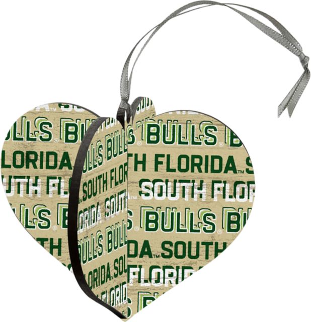 University of South Florida Bulls 3D Round Ornament