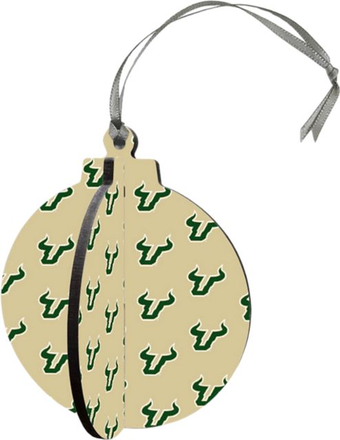 University of South Florida 3D Round Ornament