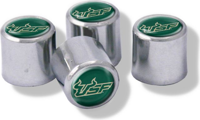 University of South Florida Bulls 4-Pack Valve Stem Caps