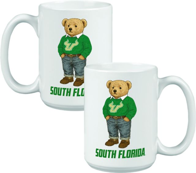 University of South Florida 15 oz. Teddy Bear Mug