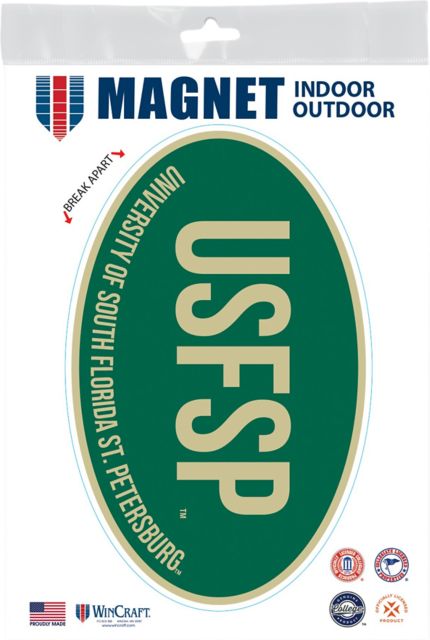 University of South Florida 3.5 x 5.5 Oval Magnet