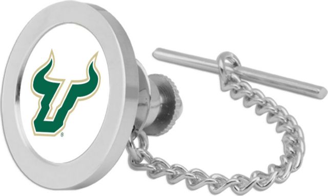 CSI Silver Tie Tack/Lapel Pin Gift Boxed With Colored Medallion - ONLINE ONLY