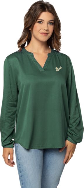 University of South Florida Women's Bulls Split Neck Tunic