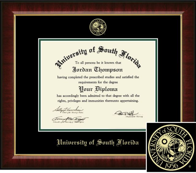 Church Hill Classics Embossed Diploma Frame. Bachelors. - ONLINE ONLY