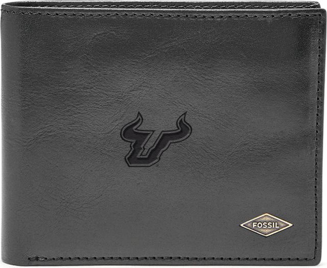 Fossil Leather Ryan RFID Flip ID Bifold - Black - ONLINE ONLY