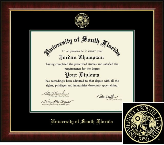 Church Hill Classics Embossed, 11x14, Masters, PhD, Diploma Frame - ONLINE ONLY