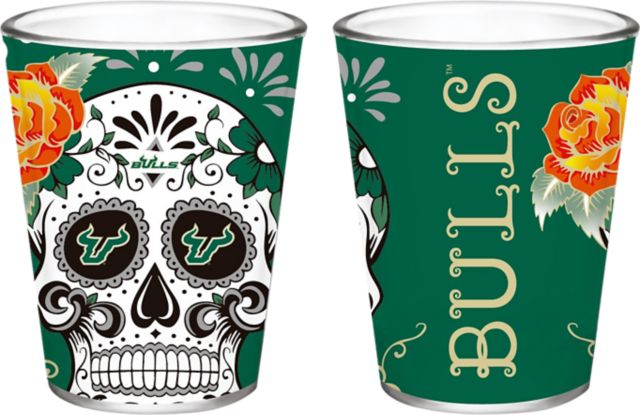 University of South Florida Dia De Los Muertos 2oz Collector Glass