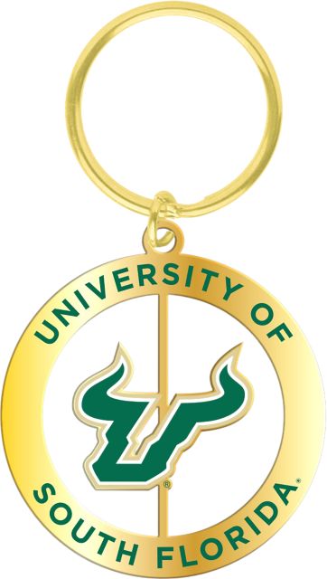 University of South Florida Spinner Key Tag