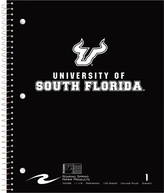 University of South Florida 1 Subject Notebook