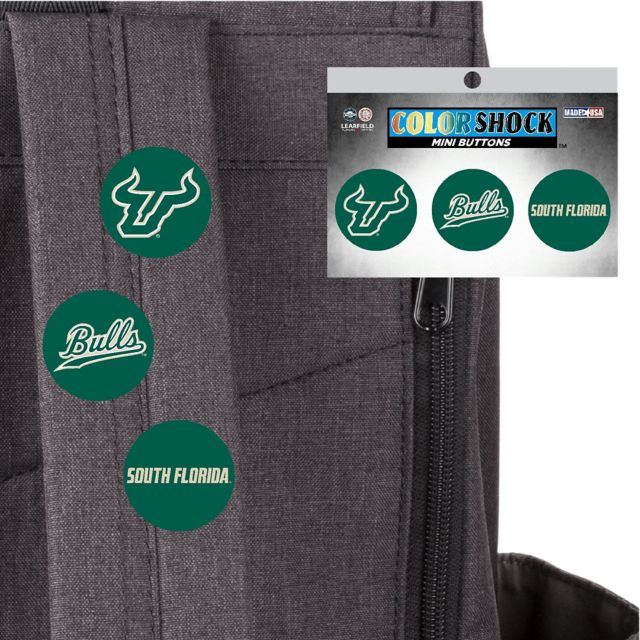 University of South Florida Bulls 3-Pack Mini Button