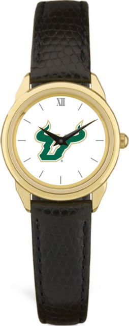 CSI Women's Black Leather Watch(Gift Boxed) With Colored Medallion - ONLINE ONLY