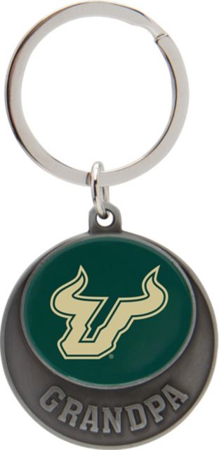 University of South Florida Grandpa Pewter Keytag
