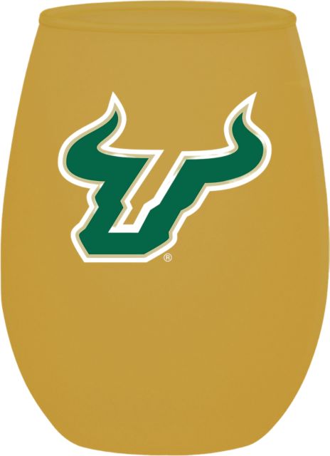 University of South Florida Wine Glass