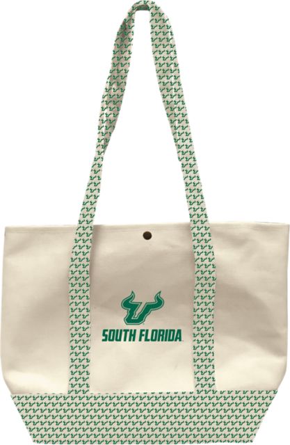 University of South Florida Heavyweight Snap Tote Bag
