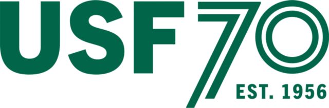 University of South Florida USF 70th Anniversary Medium Decal - ONLINE ONLY