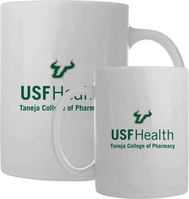 University of South Florida Full Color Mug 15oz Taneja College of Pharmacy Vertical - ONLINE ONLY