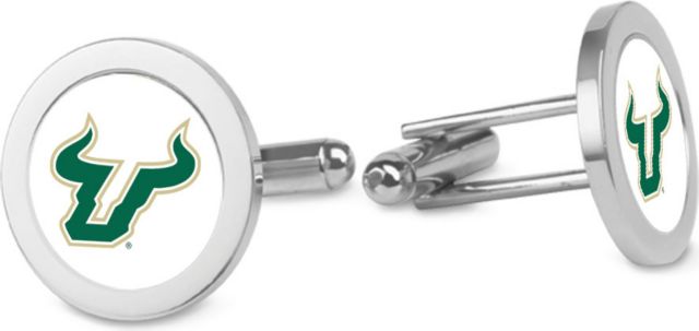 CSI Silver Cufflinks (Gift Boxed) With Colored Medallion - ONLINE ONLY
