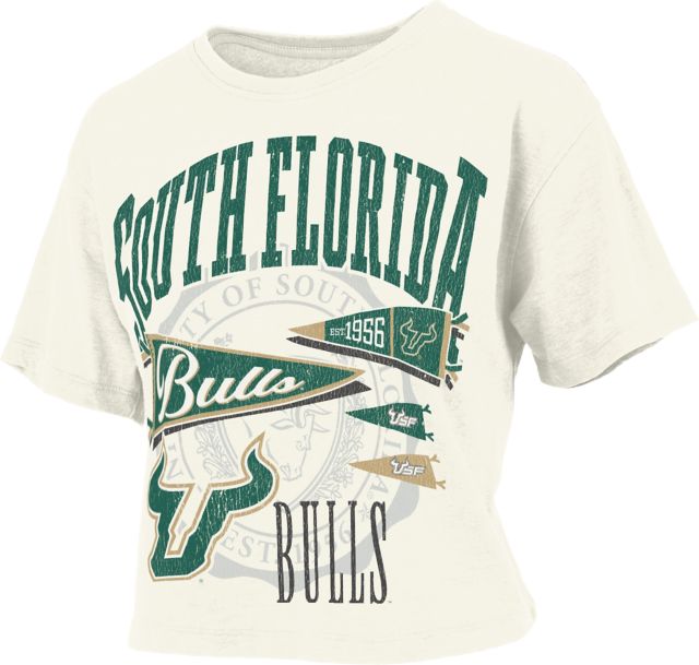 University of South Florida Bulls Women's Cropped Short Sleeve T-Shirt