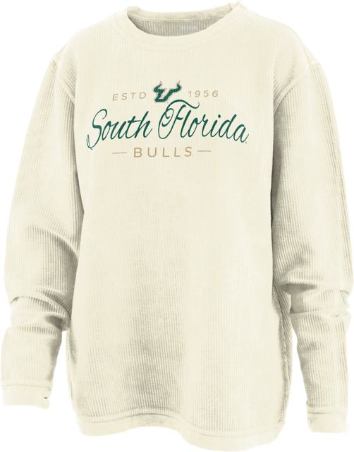 University of South Florida Bulls Women's Corduroy Crewneck Sweatshirt