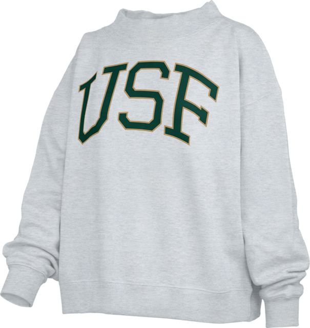 University of South Florida Women's Parke Mock Neck Crewneck Sweatshirt