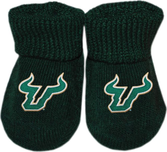 University of South Florida Baby Booties