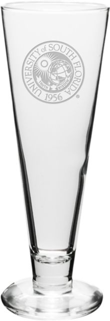 University of South Florida 16 oz Pilsner Glass