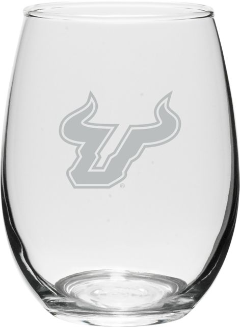 University of South Florida 15 oz. Wine Glass