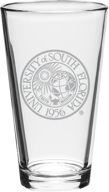 University of South Florida 16 oz. Mixing Glass