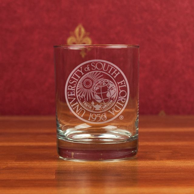 University of South Florida 14 oz. Glass