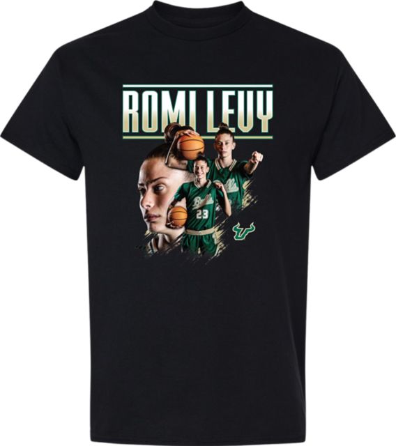 University of South Florida Women's Basketball Short Sleeve T-Shirt ROMI LEVY