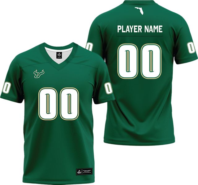 University of South Florida Football Player Name Youth Replica Jersey