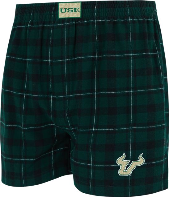 University of South Florida Bulls Flannel Boxers