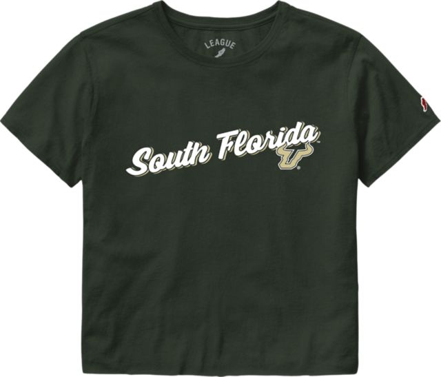 University of South Florida Bulls Women's Crop Short Sleeve T-Shirt