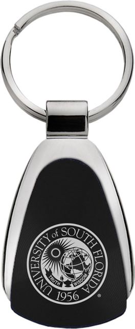 University of South Florida Teardrop Keytag