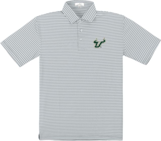 University of South Florida Performance Stripe Polo