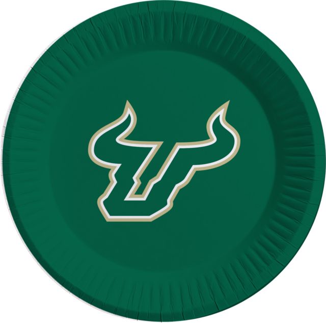University of South Florida 9'' Round Paper Plate