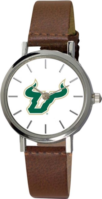 University of South Florida 28 mm Ladies Leather Watch