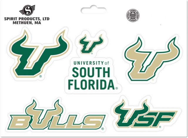 University of South Florida Sticker Sheet