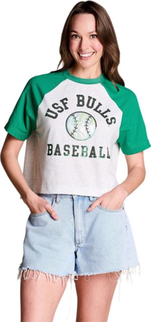 University of South Florida Women's Baseball Sequin Short Sleeve T-Shirt