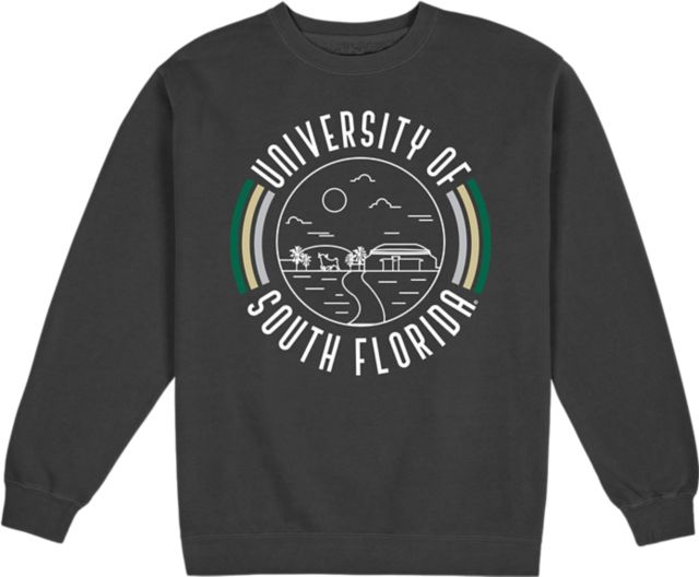University of South Florida Pigment Dyed Fleece Crewenck - ONLINE ONLY