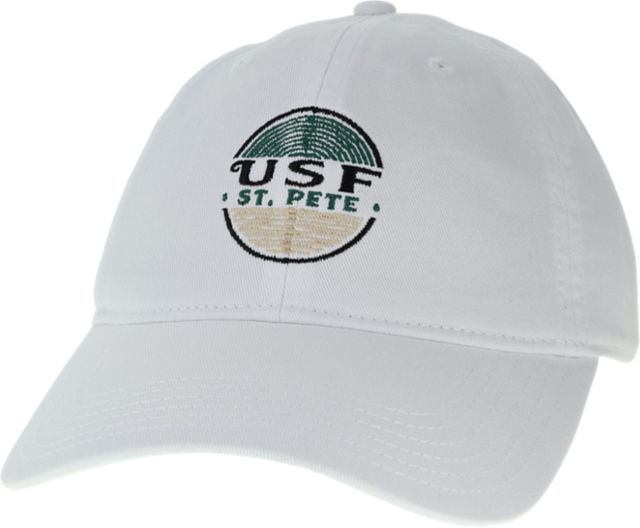 USF Logo Premium Slime Green Black Fitted Flex Hat - South Florida