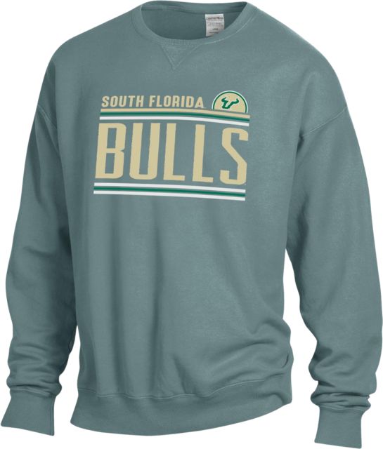 University of South Florida Bulls Comfort Wash Garment Dyed Crewneck Sweatshirt
