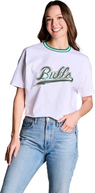 University of South Florida Women's Sequin Short Sleeve T-Shirt