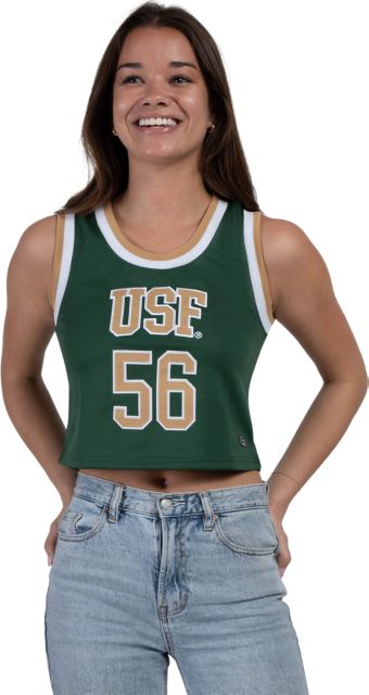 University of South Florida Women's Cropped Basketball Jersey