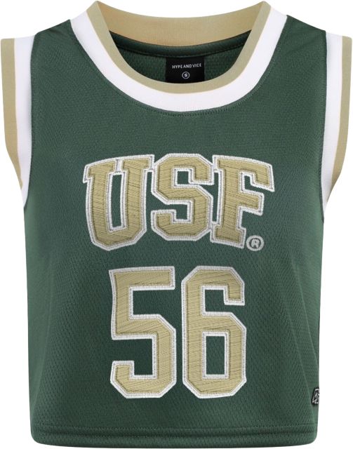 University of South Florida Women's Cropped Basketball Jersey