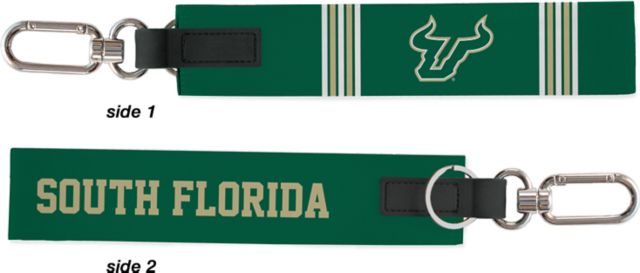 University of South Florida Bulls Carabiner Strap Keychain