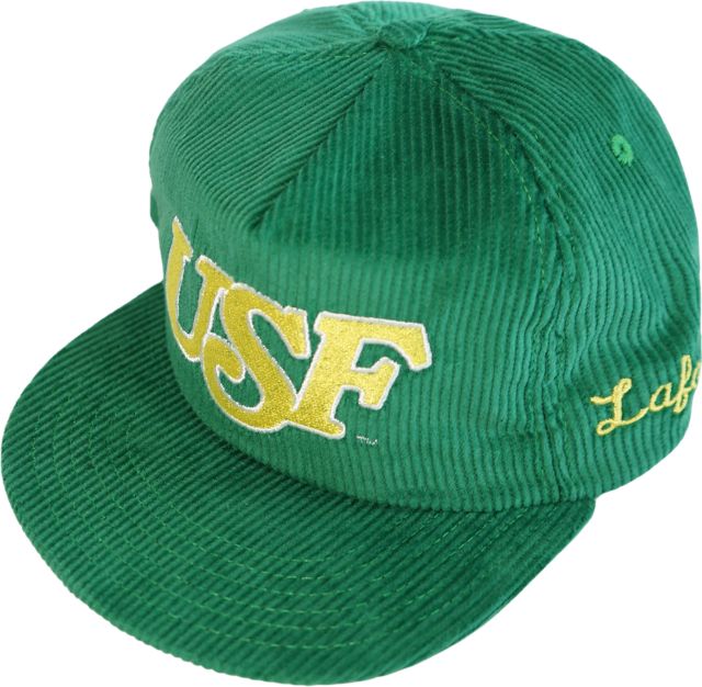 Desert Cactus University Of South Florida USF Bulls Baseball Cap - Adjustable Strap, Embroidered, Green (Style A)