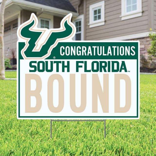 University of South Florida Bound 22 x 19 Lawn Sign