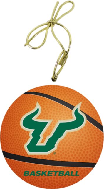 University of South Florida Basketball Stone Ornament