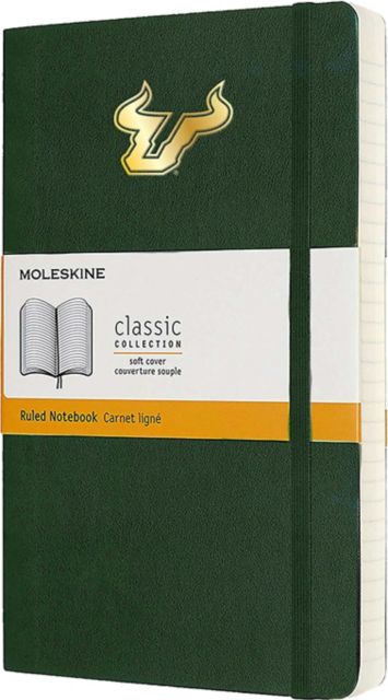 University of South Florida Bulls Large Ruled Moleskin
